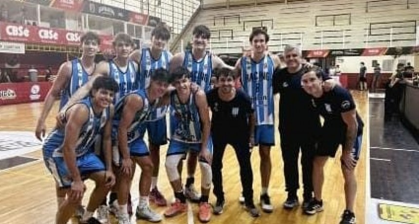 Basquet: Cierre de gira con un triunfo para los pibes de Racing de Chivilcoy  