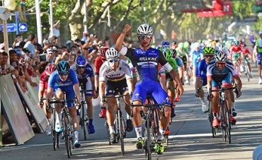 Gaviria gana la segunda etapa y se ubica como lider en el Tour de San Luis