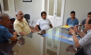 Salomón y Mendez se reunieron con directivos del Club Argentino