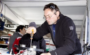 Intenso movimiento en el taller de Fabián Giustozzi