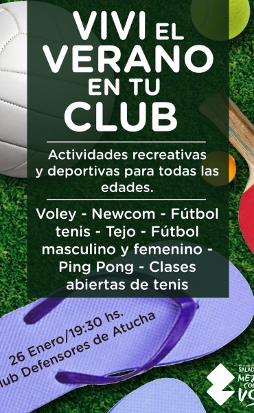Viví el verano en tu club, el viernes en Atucha