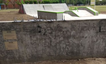 Skatepark: el Municipio retiró todas las letras del cartel