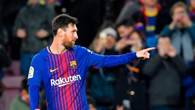 Messi clavó dos y el Barça chocó los cinco