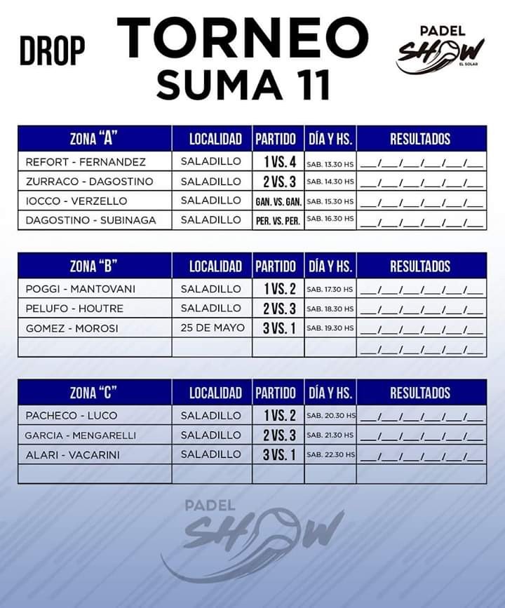 Este sabado Torneo de Padel en el Solar
