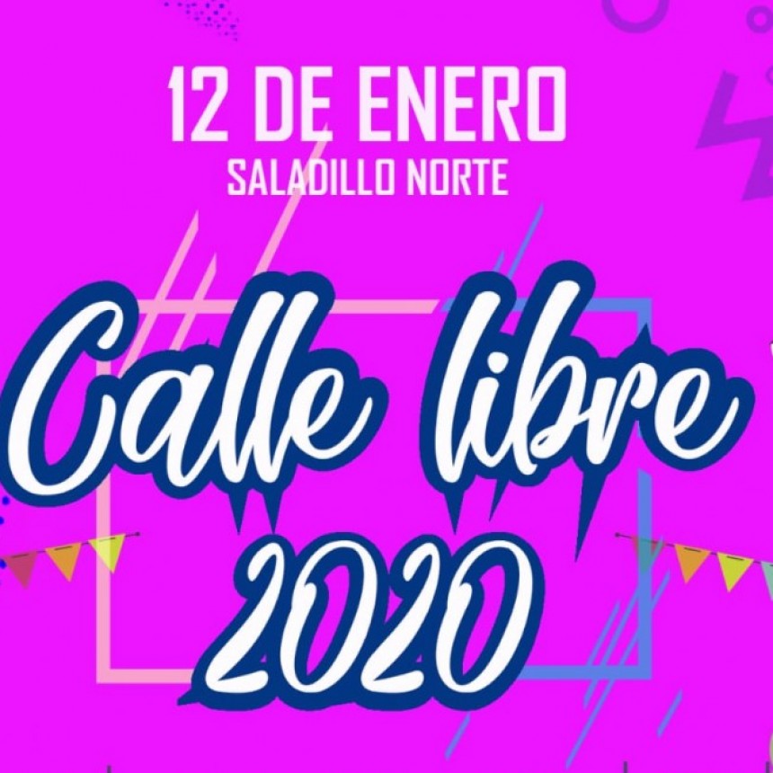 Calle libre en Saladillo Norte