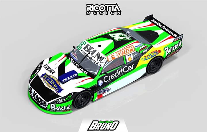 Pintura de la Dodge de Bruno para la temporada 2020