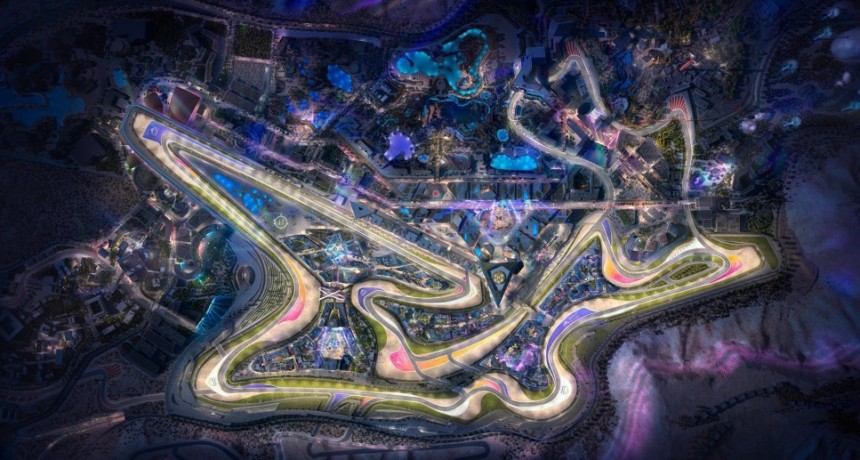 Viaje a la “Ciudad de Futuro”, que tendrá un circuito de Fórmula 1 de 500 millones de dólares, 80 boxes y una curva de 70 metros de alto