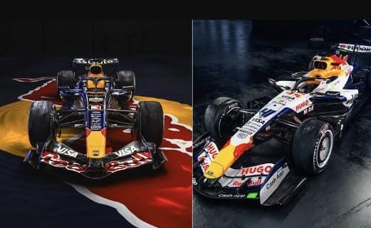 Red Bull y Racing Bulls presentaron su diseño oficial para la temporada 2026 de la Fórmula 1: las espectaculares fotos