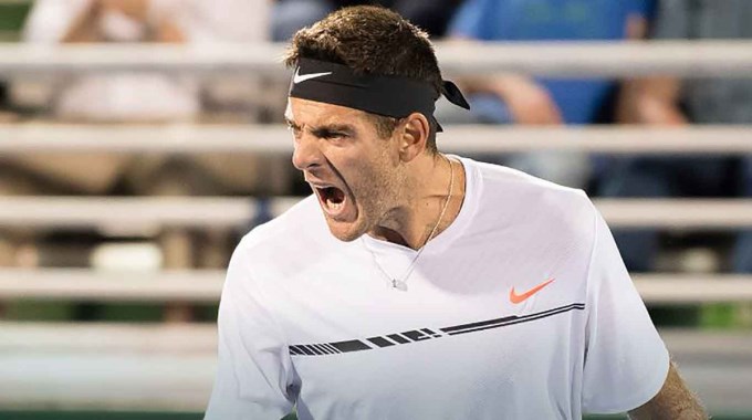 Delpo bajó a otro yanqui y pasó a semis
