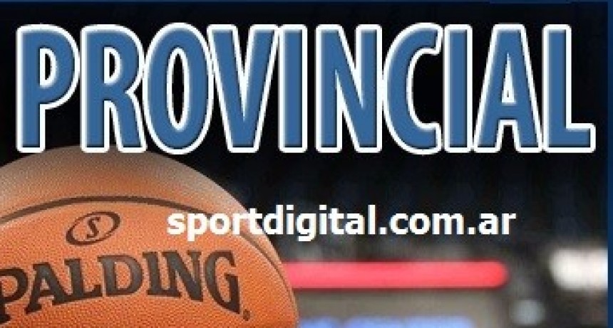 Hubo jornada del Provincial de clubes de Básquet