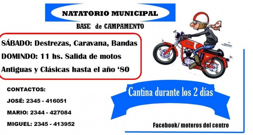 Rally para Motos Clásicas y Antiguas este domingo en Alvear