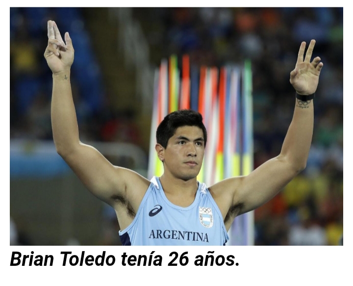 Murio el atleta Braian Toledo
