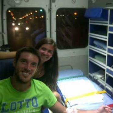 El h&eacute;roe de la Davis termin&oacute; con suero y en ambulancia