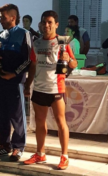 Ezequiel Aguilera hizo podio en Alvear Corre de Noche