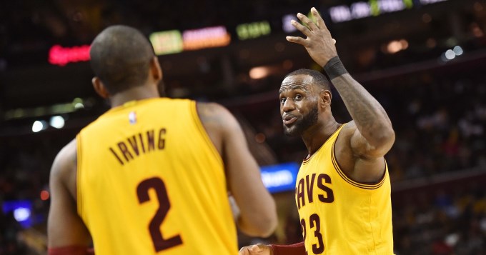 Irving y Lebron guían los CAVS mientras que Durant sobresale en los Warriors