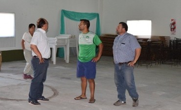 Salomón y Martino se reunieron con autoridades del Club Social y Deportivo de Cazón