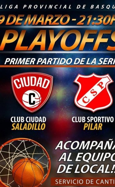 Por el Provincial de clubes Mayores Ciudad recibe hoy a Sportivo Pilar