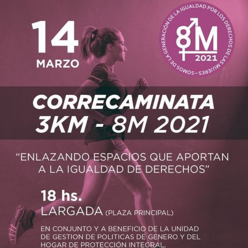 DEPORTES ORGANIZA CORRECAMINATA 3 KM EN SALADILLO