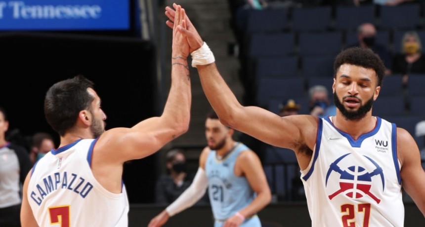 Campazzo clave en el cierre para la victoria de Denver ante Memphis