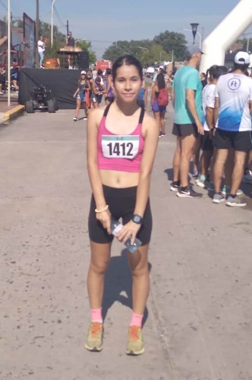Atletismo: Quinto lugar para Fanny Perazzo en Benito Juárez