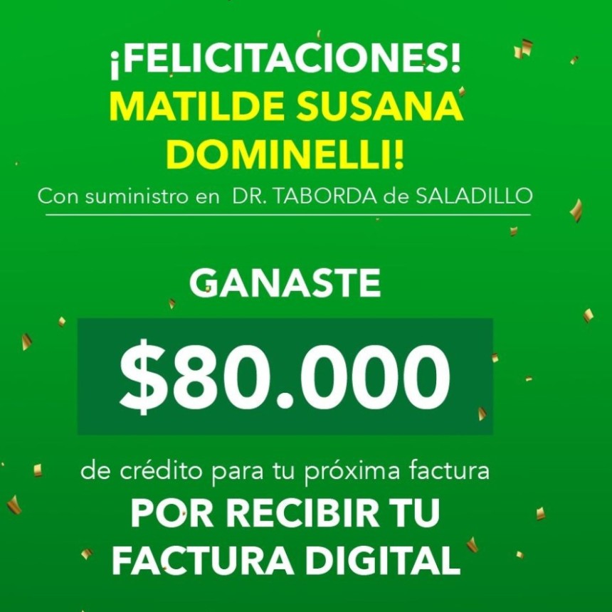 GANAMOS TODOS: Sumate a la campa&ntilde;a de CES Energ&iacute;a de reducci&oacute;n de uso de papel y participa por 80 mil pesos