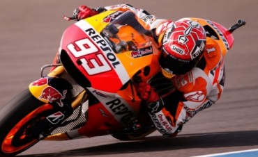 Marc M&aacute;rquez con el mejor tiempo en Moto GP de Argentina