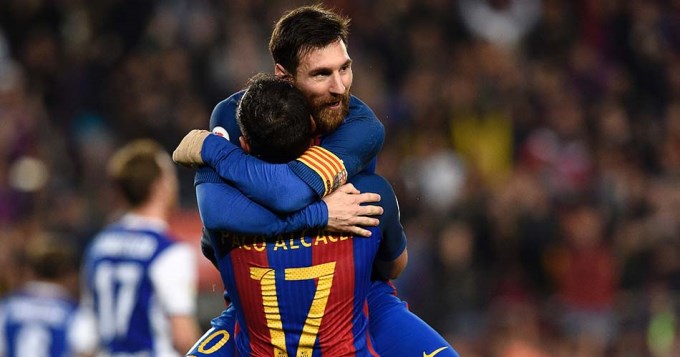 Messi la rompió, el Barsa ganó y sigue como escolta
