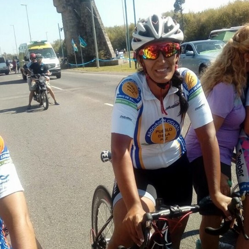 Ivana Sagardoy participó en el Campeonato Argentino de Ciclismo