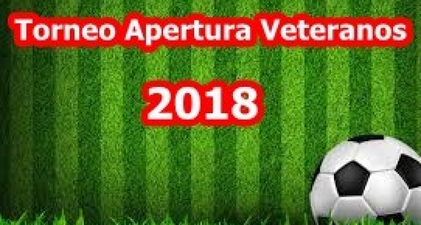 Tercera fecha del Torneo de Veteranos de Fútbol