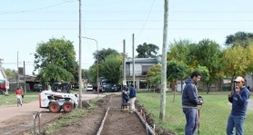 Salomón recorrió obras en el Corredor Verde