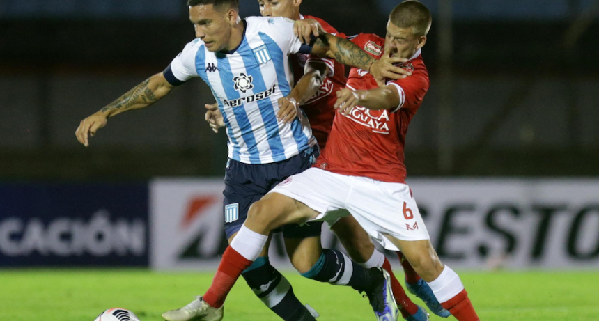 Racing empató con Rentistas de Uruguay en su debut en la Libertadores 2021