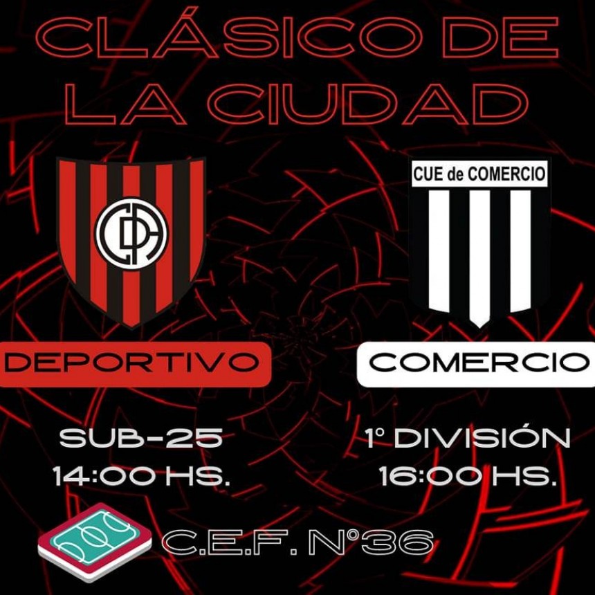 Fútbol: Se juega el clásico este domingo en General Alvear