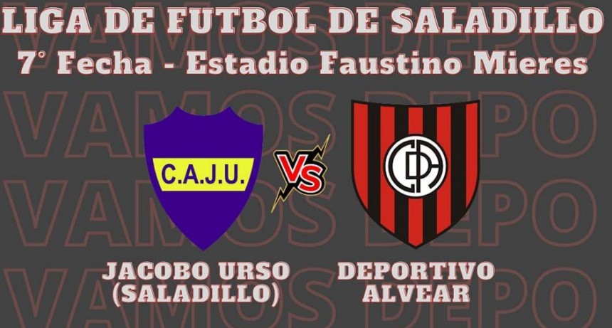 Fútbol: Urso recibe a Deportivo Alvear en el Prospiti Mieres