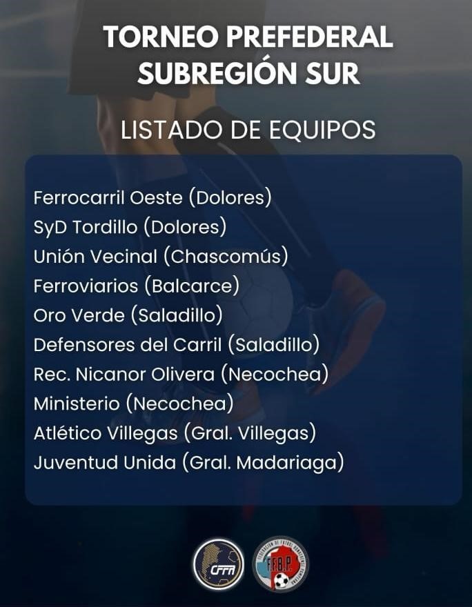 F&uacute;tbol: Oro Verde ya tiene los rivales para el Prefederal