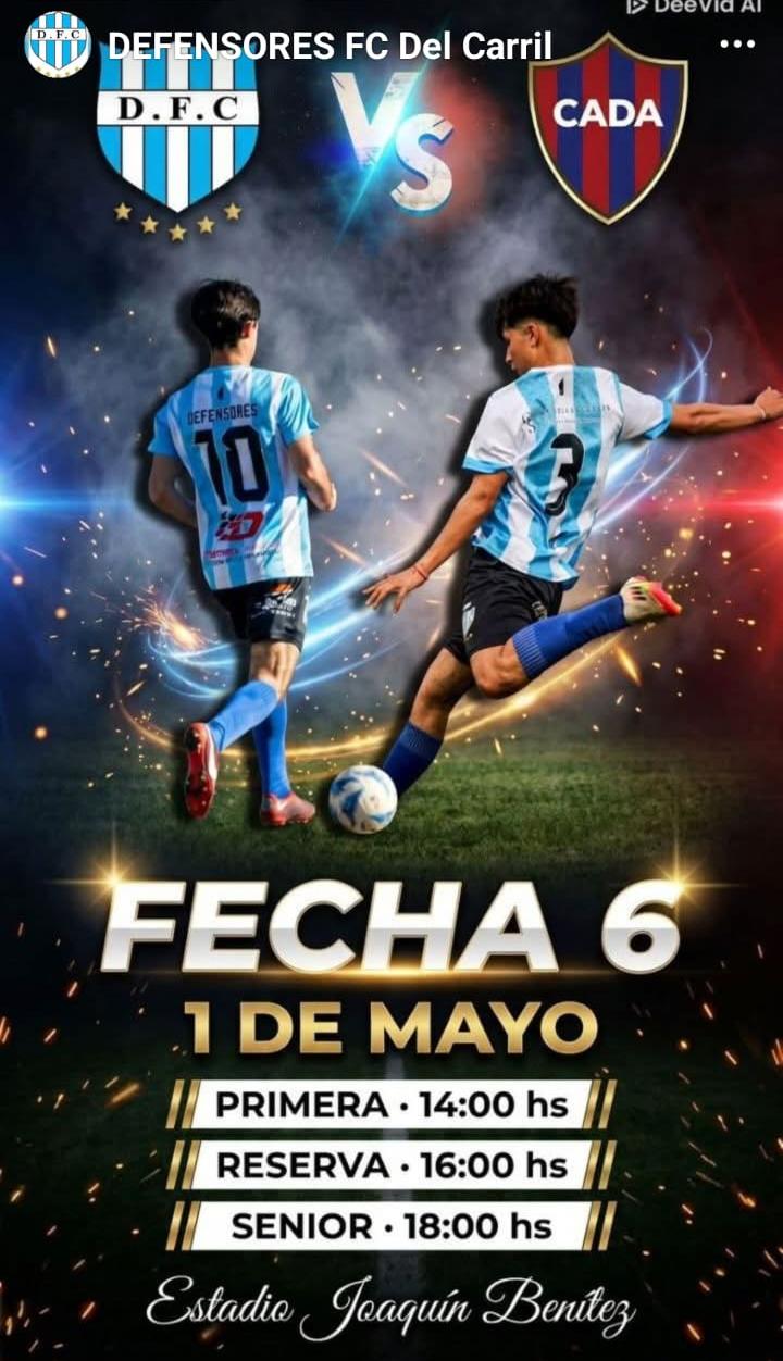 F&uacute;tbol: Este viernes no te lo pierdas: Defensores - Atucha