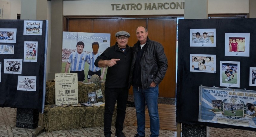Se realiz&oacute; Muestra Fotogr&aacute;fica del Vasco Olarticoechea en el marco de la Fiesta del Deporte y los 40 a&ntilde;os de la obtenci&oacute;n de la Copa del Mundo M&eacute;xico 86