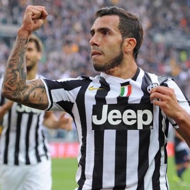 Carlitos Tevez campe&oacute;n con la Juve