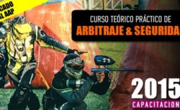 Federico Tolosa particip&oacute; en el curso de &aacute;rbitros de Paintball