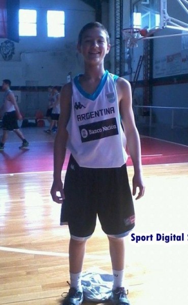 Santiago Mazza convocado a la preselecci&oacute;n sub15 de la ABCh