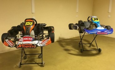  Cena colaboraci&oacute;n para los pilotos Dar&iacute;o Mart&iacute;nez y Francisco Tiberi 