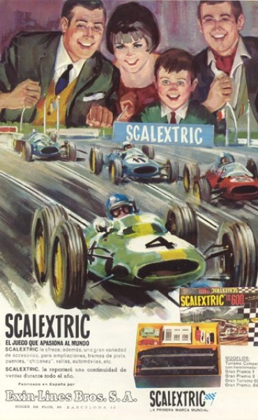 Historia del Scalextric, el juguete mas popular del mundo