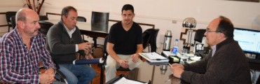 El Intendente se reuni&oacute; con directivos del Club Hurac&aacute;n