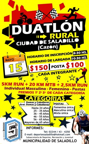 Se suspendio el Duatl&oacute;n Rural en Caz&oacute;n