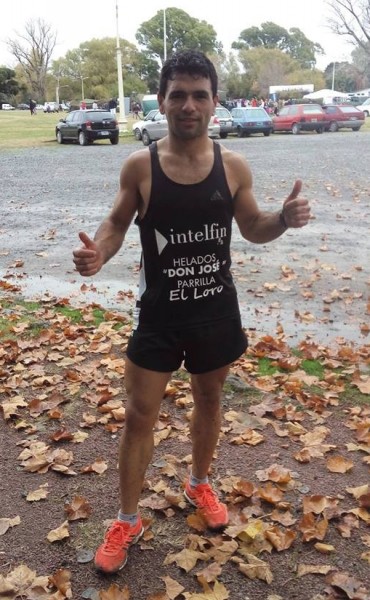 El saladillense Ezequiel Aguilera finalizo segundo Azul