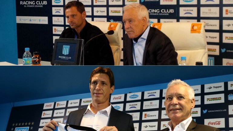 Blanco: "No descarto que vuelva Cocca a Racing; ma&ntilde;ana, tras el partido, hablaremos con Sava"