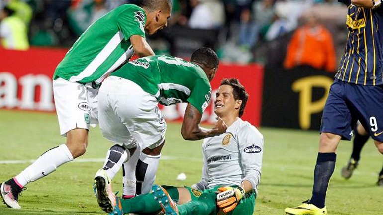 El delantero Orlando Berrío explicó por qué le gritó el gol en la cara a Sebastián Sosa, arquero de Rosario Central