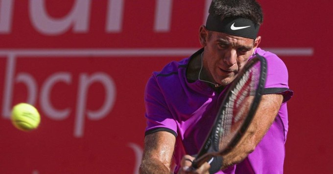 Delpo empezó la gira de polvo ganando cómodo en Estoril