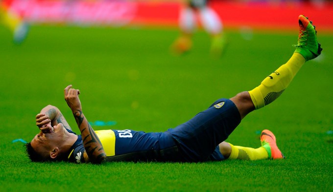 Siguen las malas para Boca: Centurión desgarrado