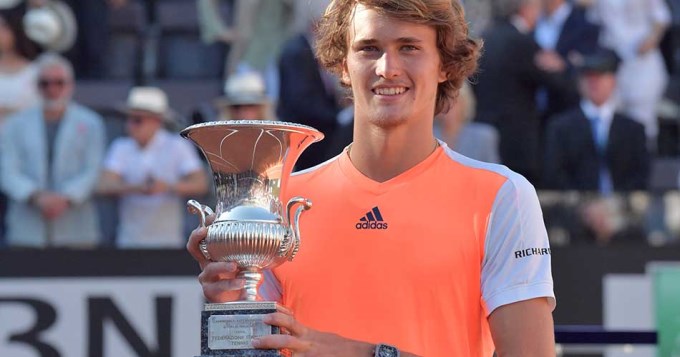 Zverev sacudió a Djokovic y fue campeón en Roma
