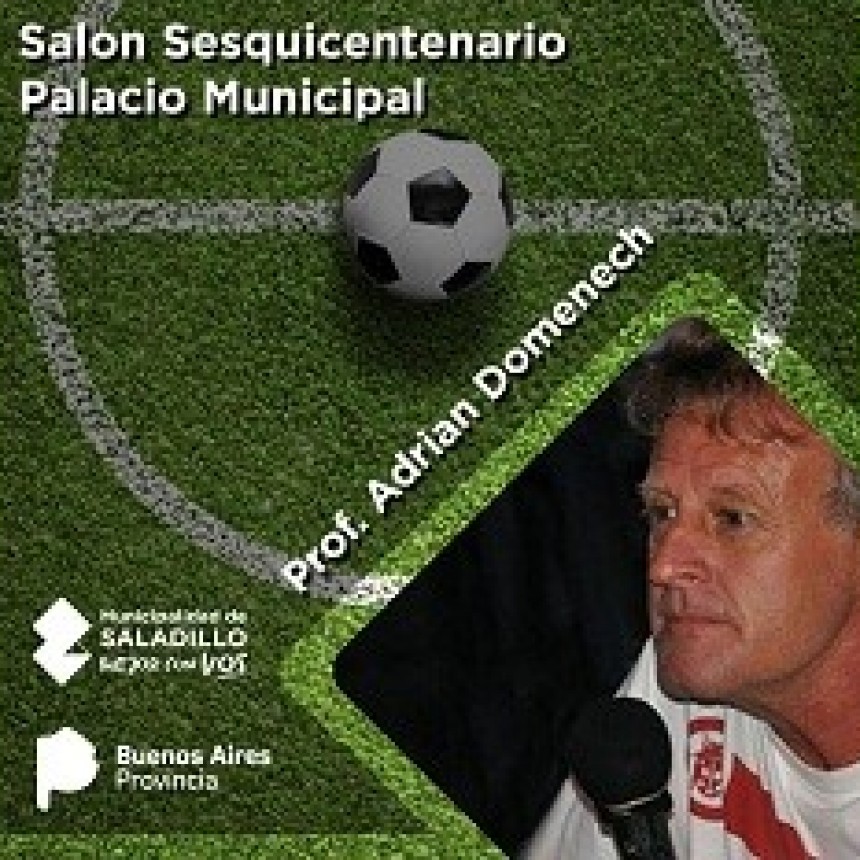 Adrián Domenech dará capacitación en Saladillo